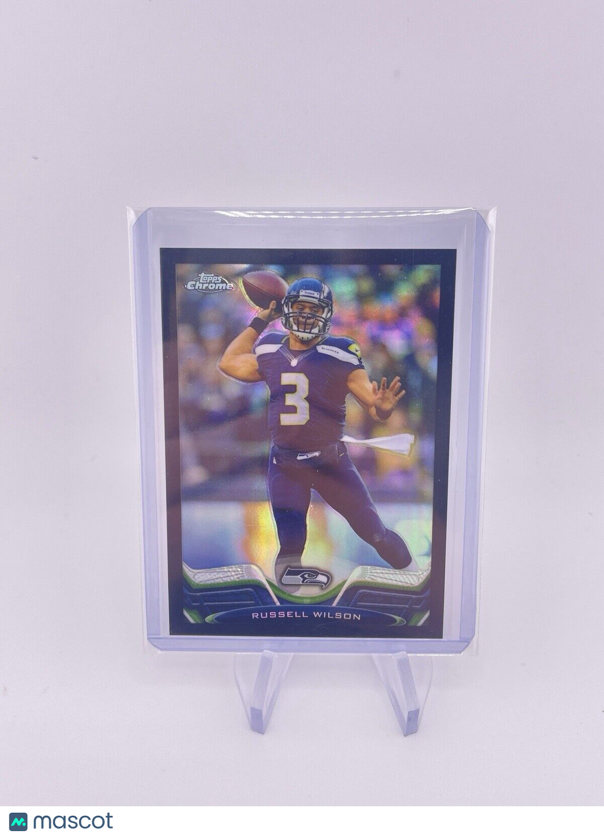 Russell Wilson 2013 Topps Chrome Black Refractor /299 Steelers