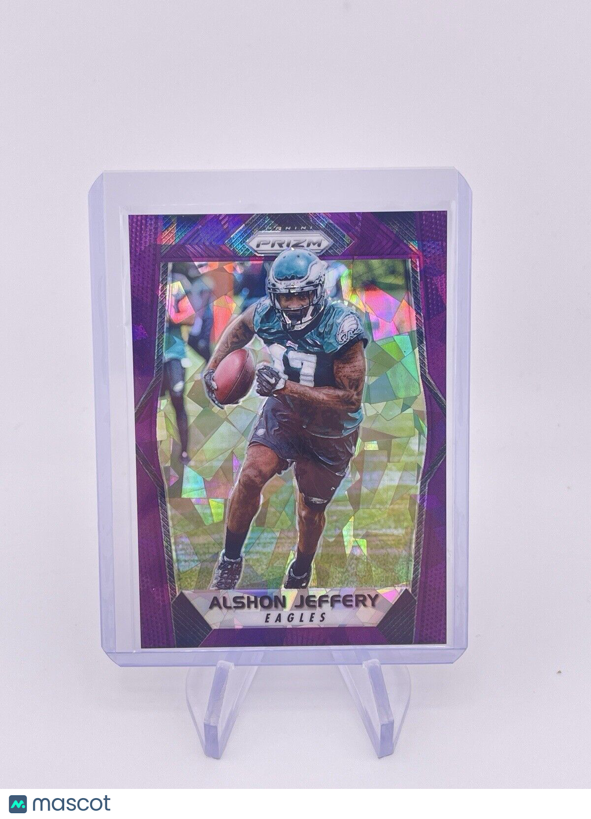 Alshon Jeffery 2017 Prizm Purple Ice Sp SSP Super Bowl Champ