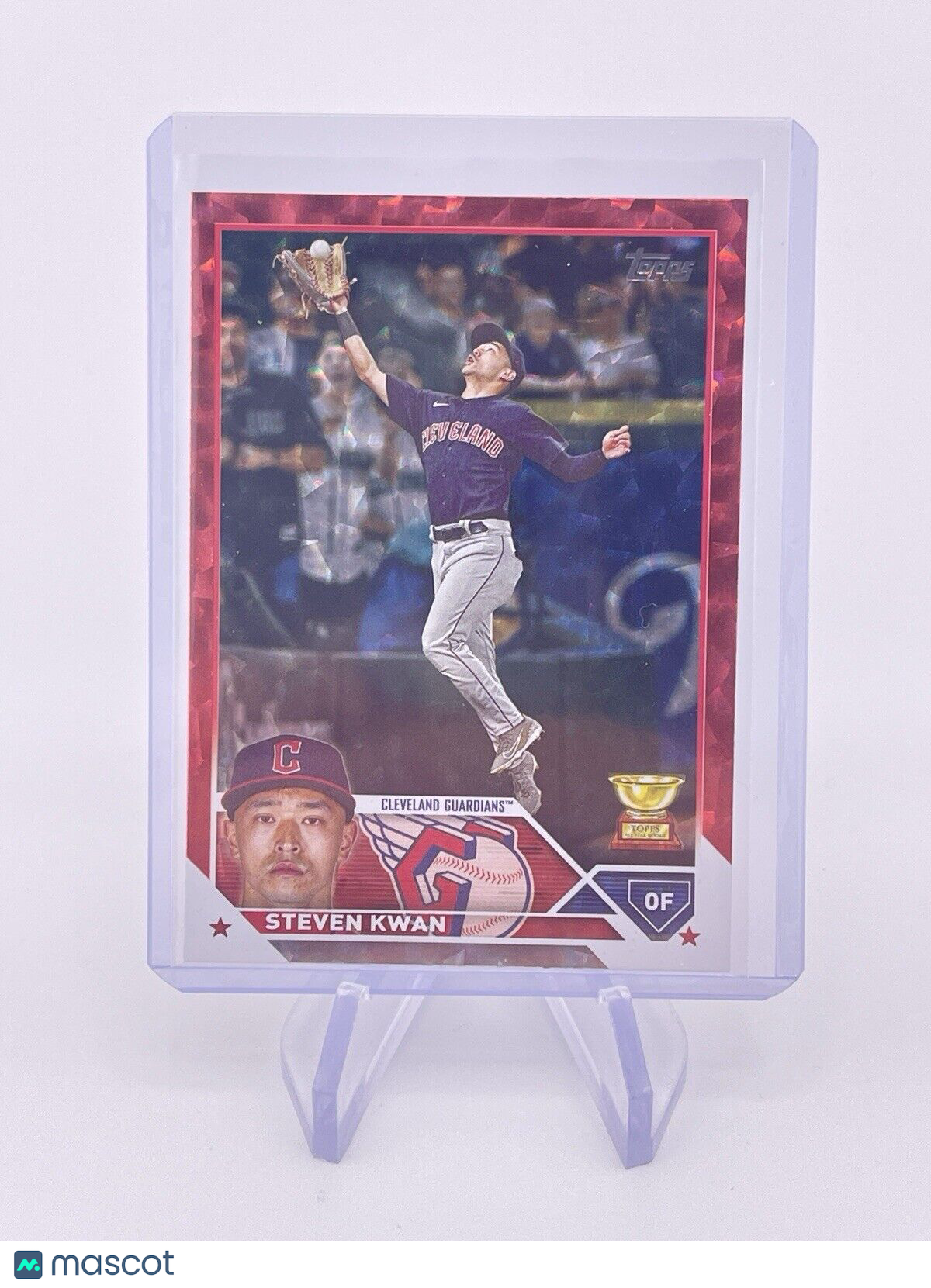 Steven Kwan 2023 Topps Series 1 Red Foil /199 #116