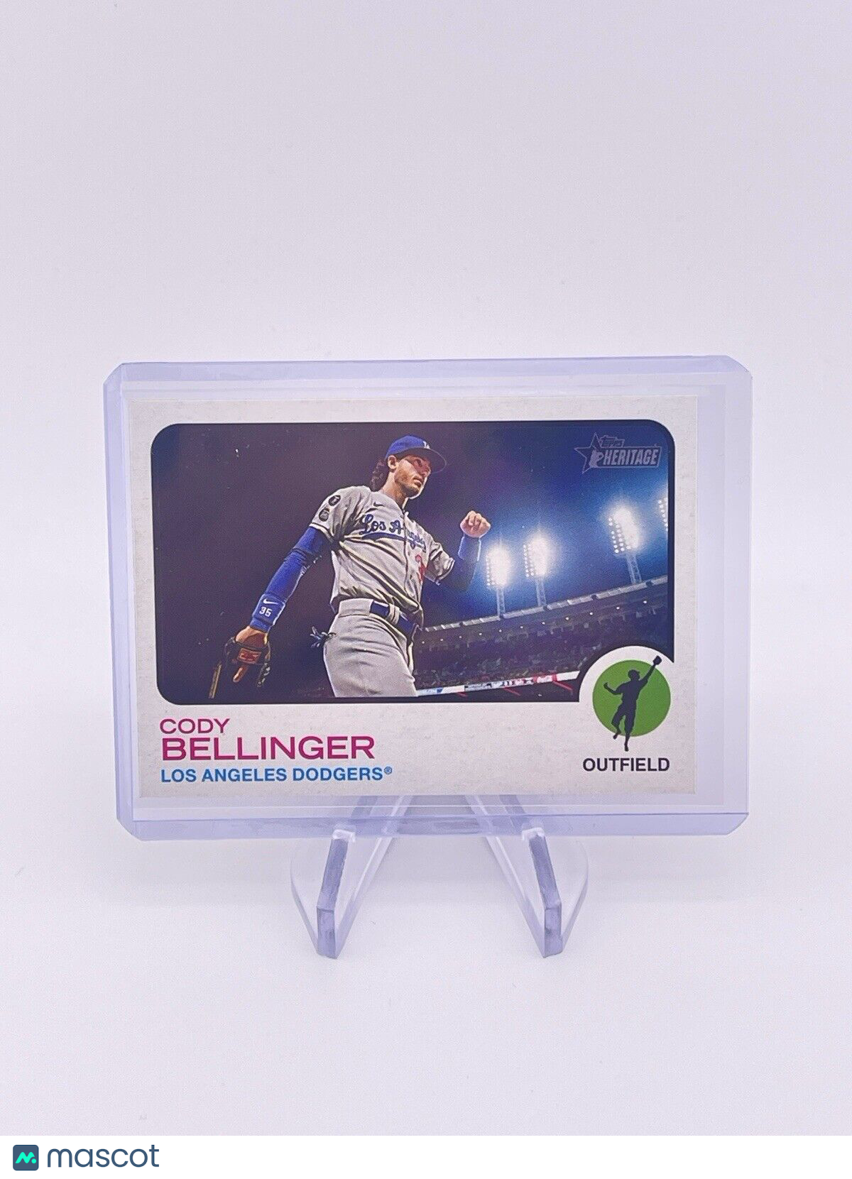 Cody Bellinger 2022 Topps Heritage Image Variation #497 Los Angeles Dodgers