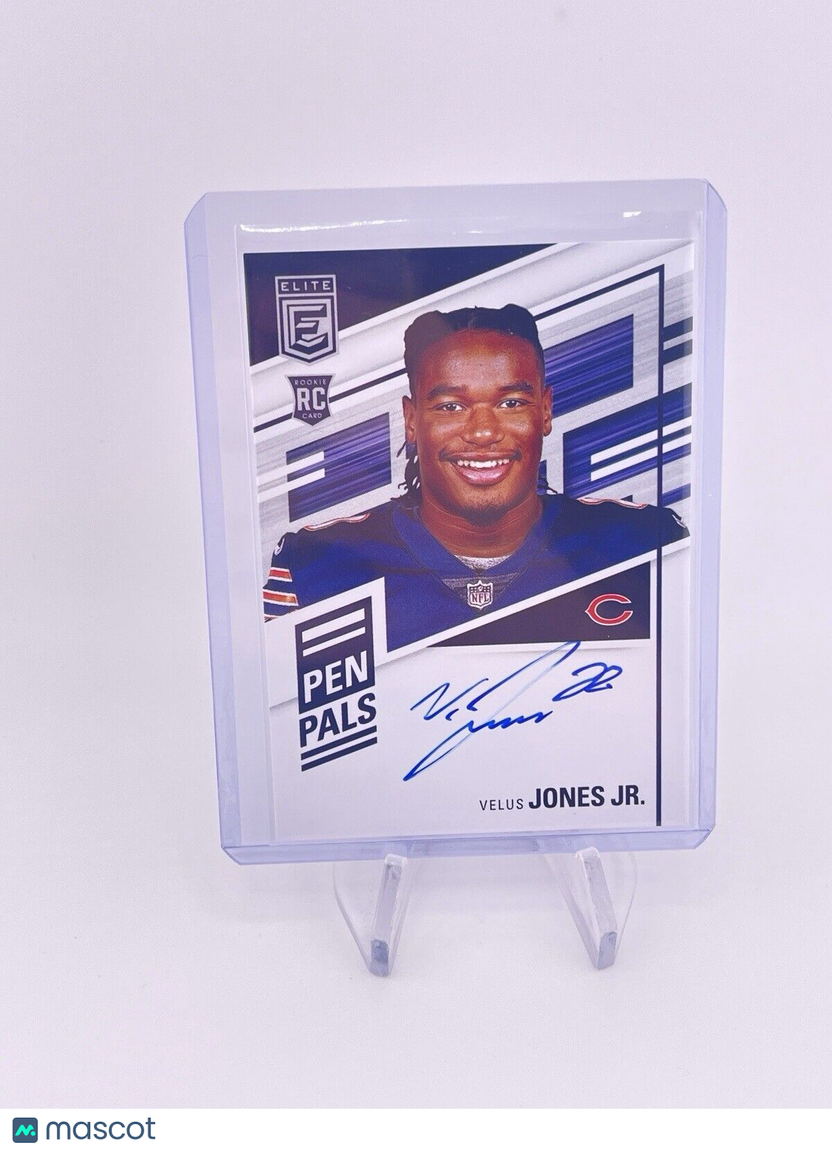 Velus Jones Jr 2022 Pen Pals Donruss Eilte Auto Autograph Rookie RC