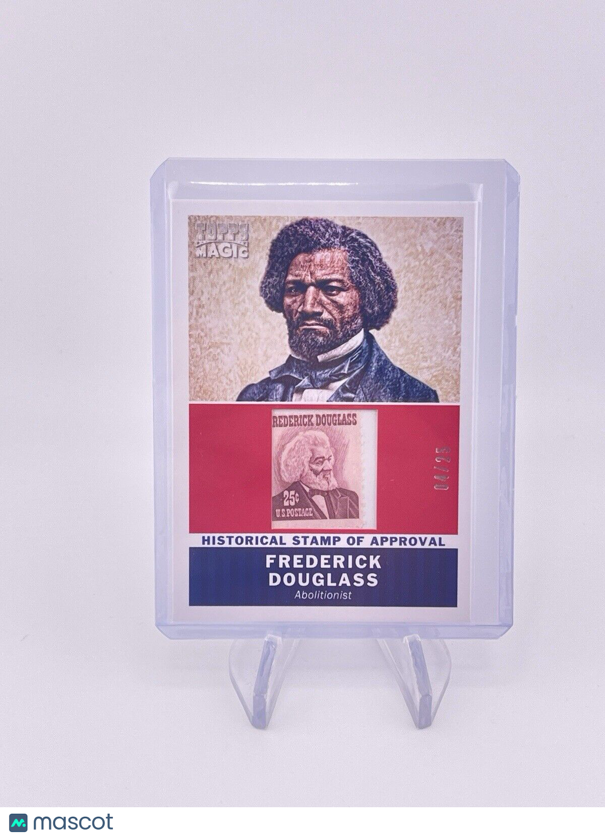 Frederick Douglass 2010 Topps Magic Historical Stamp Of Approval /25