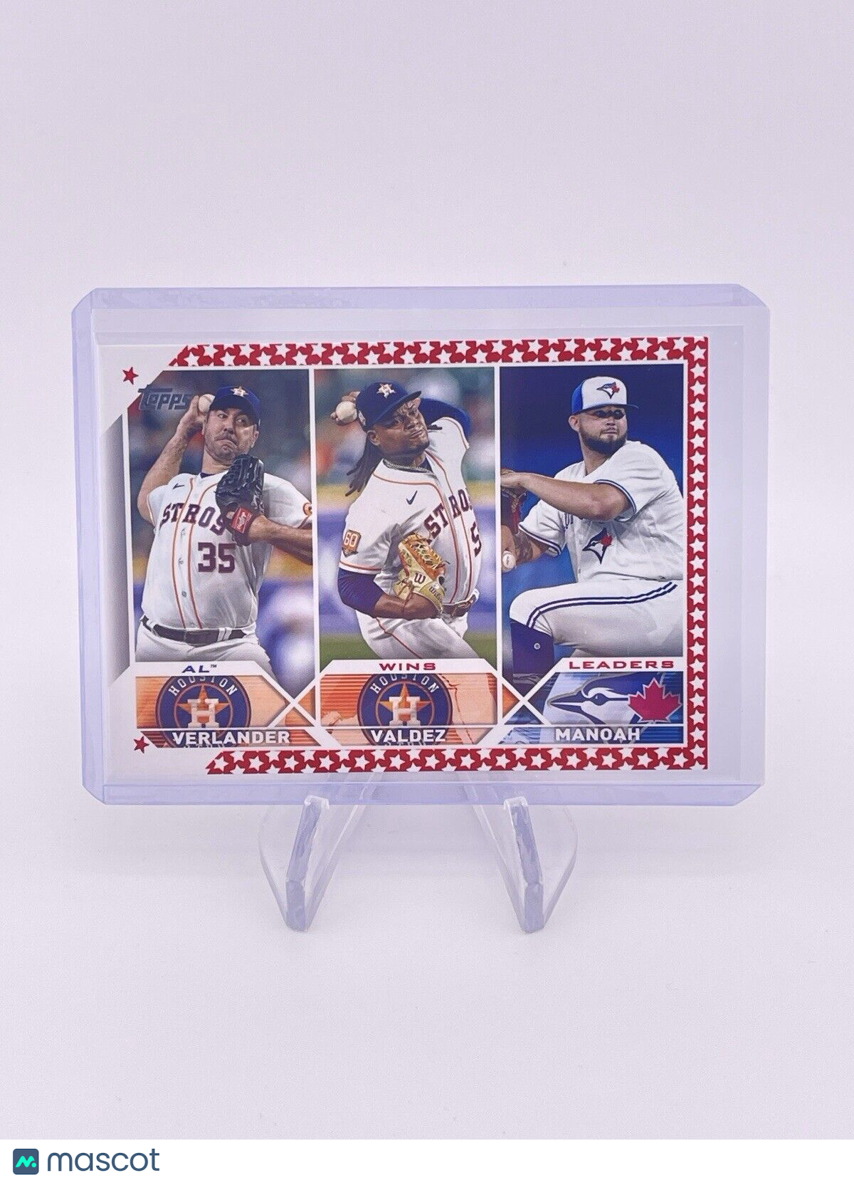 Justin Verlander Framber Valdez Alek Manoah 2024 Topps Independence Day /76