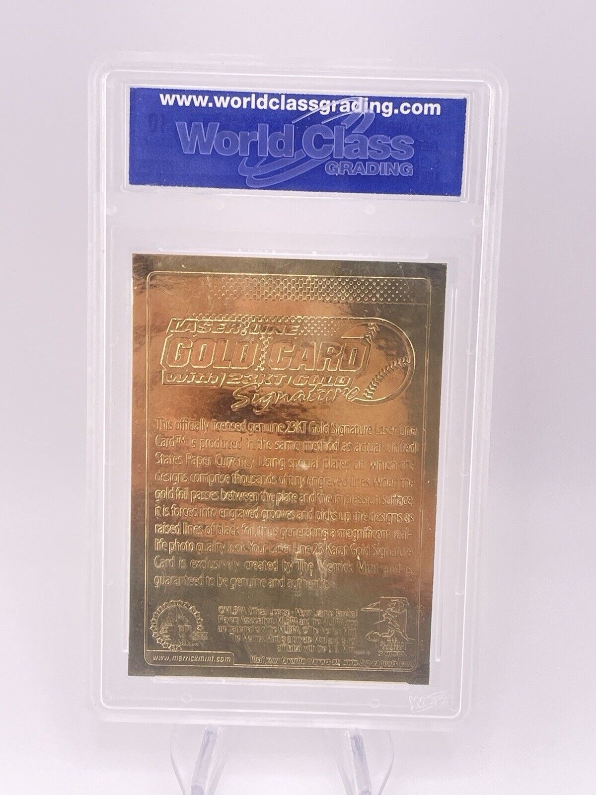 DEREK JETER NY Yankees 2004 Gold SIGNATURE Edition Gold WCG GRADED 10