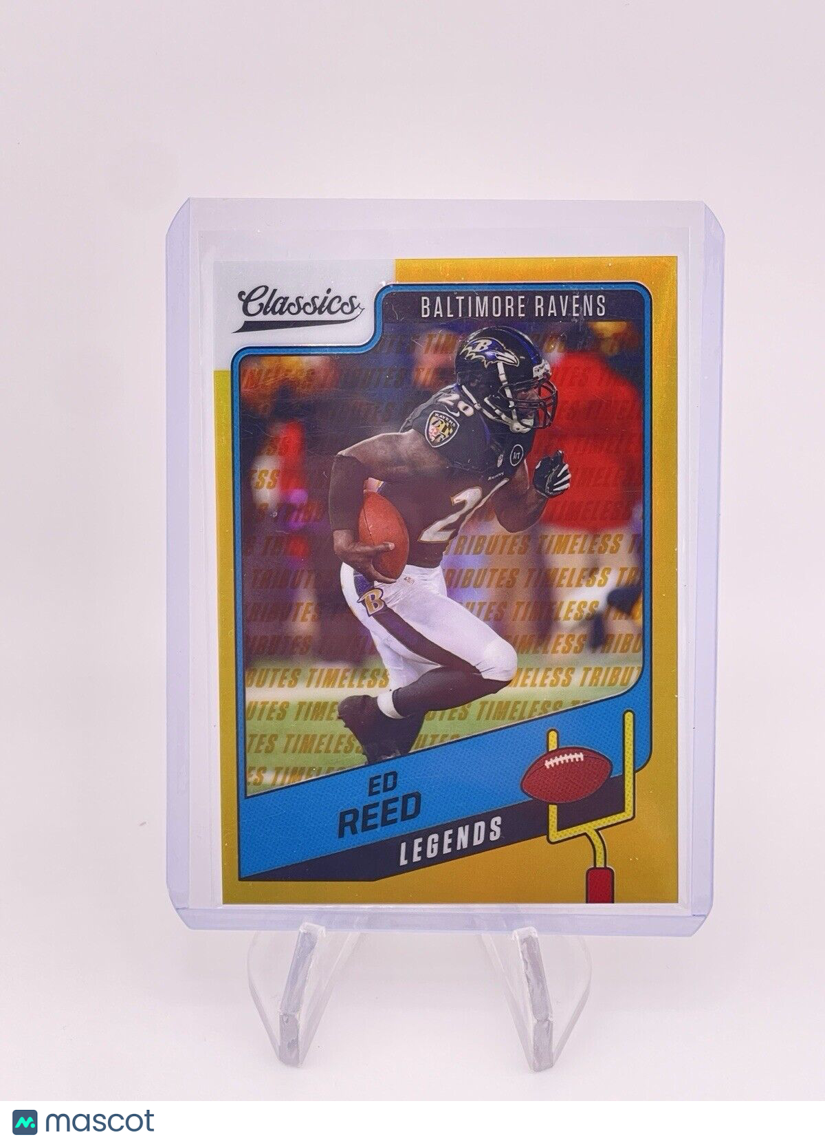 Ed Reed 2021 Prizm Gold Foil /60 Legacy Classics