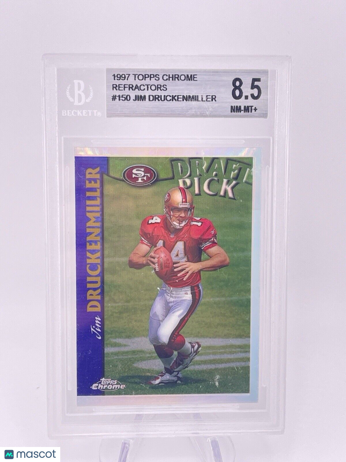 Jim DruckenMiller 1997 Topps Chrome Refractor Rookie RC BGS 8.5