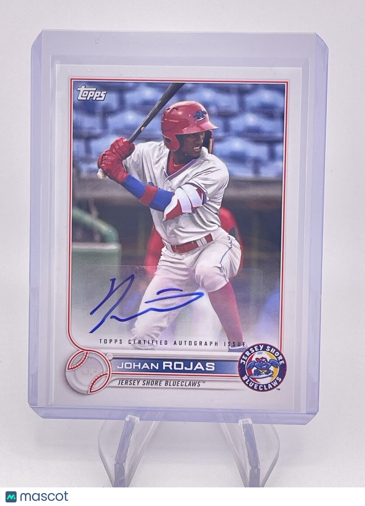 Johan Rojas 2022 Topps Pro Debut Auto Autograph Signature