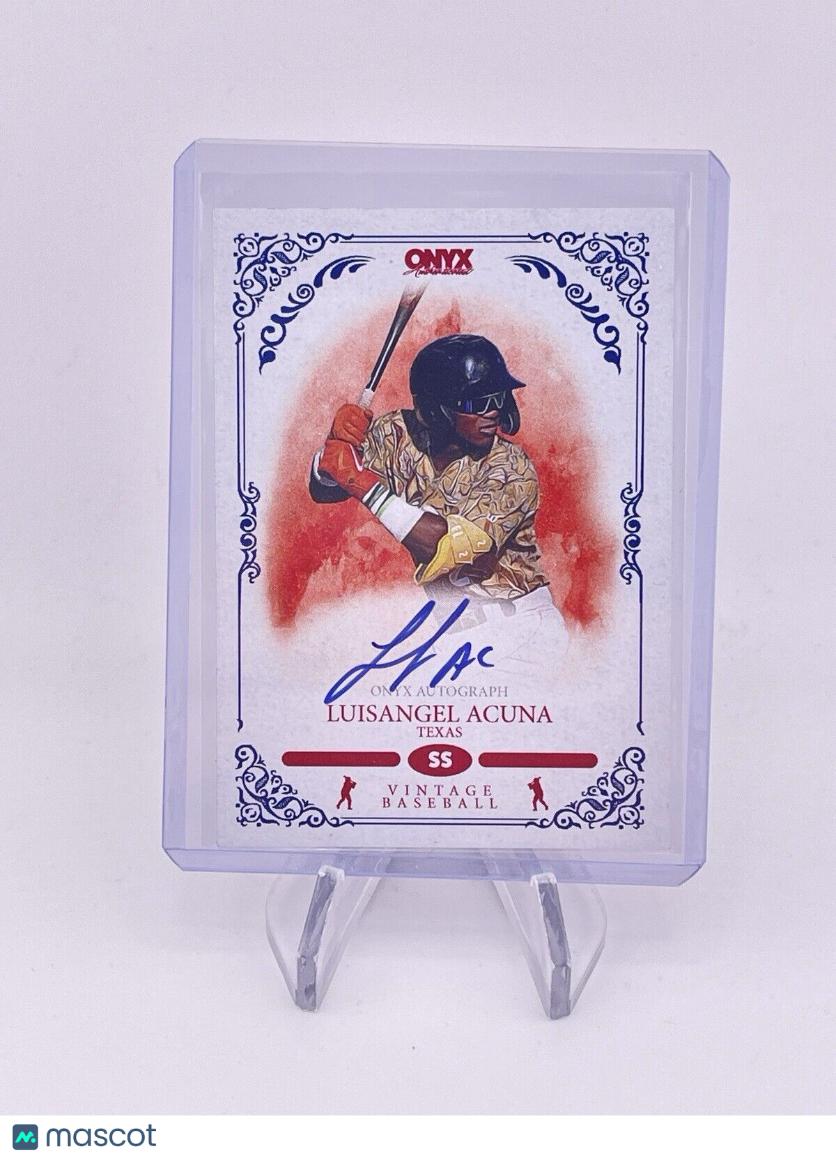 Luisangel Acuna AU 2022 Onyx Vintage Autographs Blue #VALA Auto