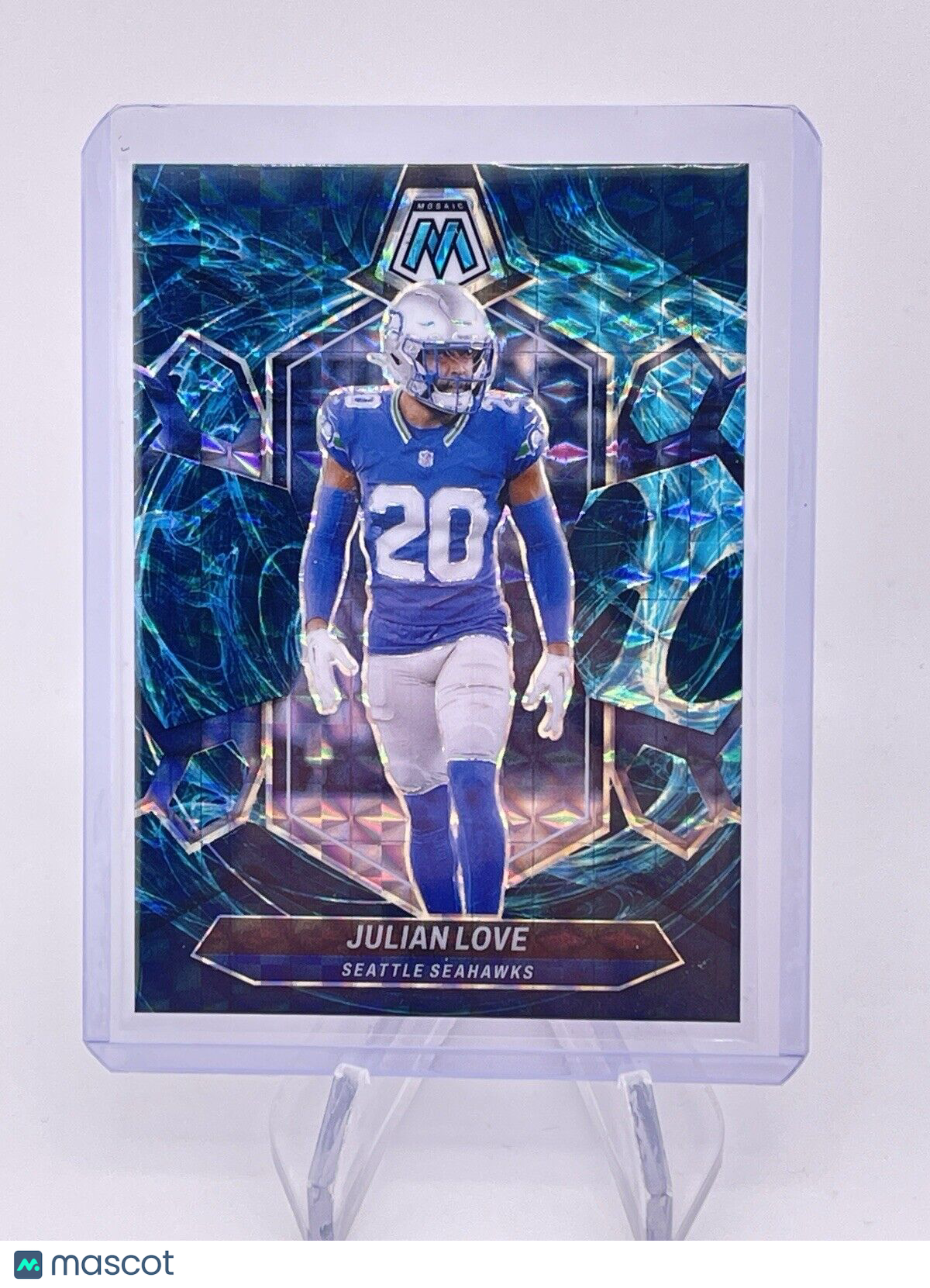 Juilan Love 2024 Panini Mosaic Genesis Prizm SSP Case Hit Lions