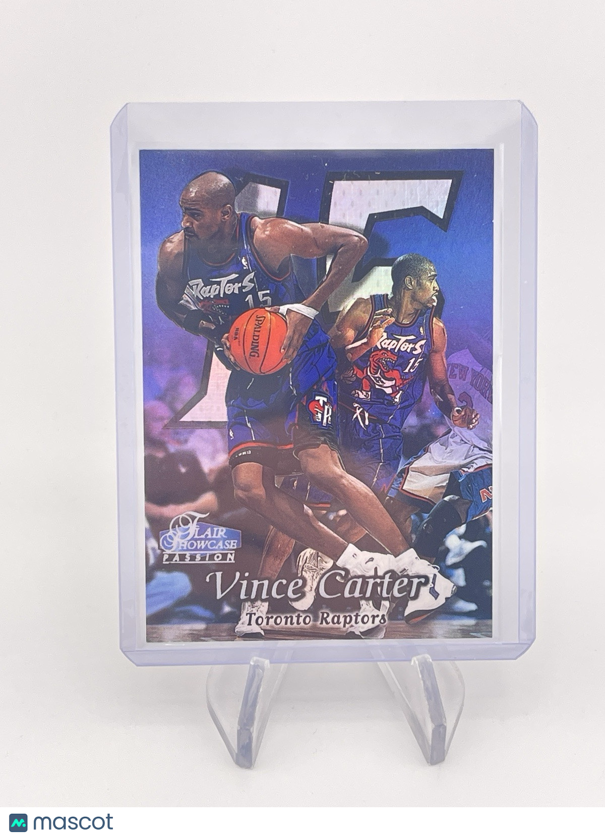 Vince Carter Toronto Raptors 1998-99 Flair Showcase Rookie Card Row 2 #25 (RC)