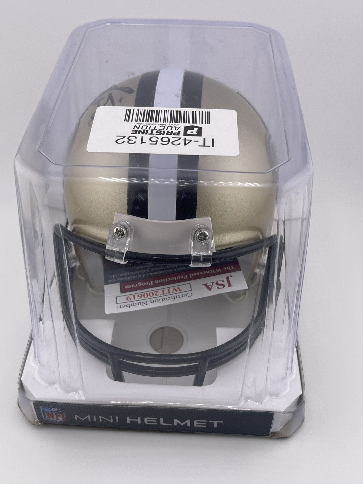 Ricky Williams Autographed Saints Eclipse Mini Helmet Auto Autograph
