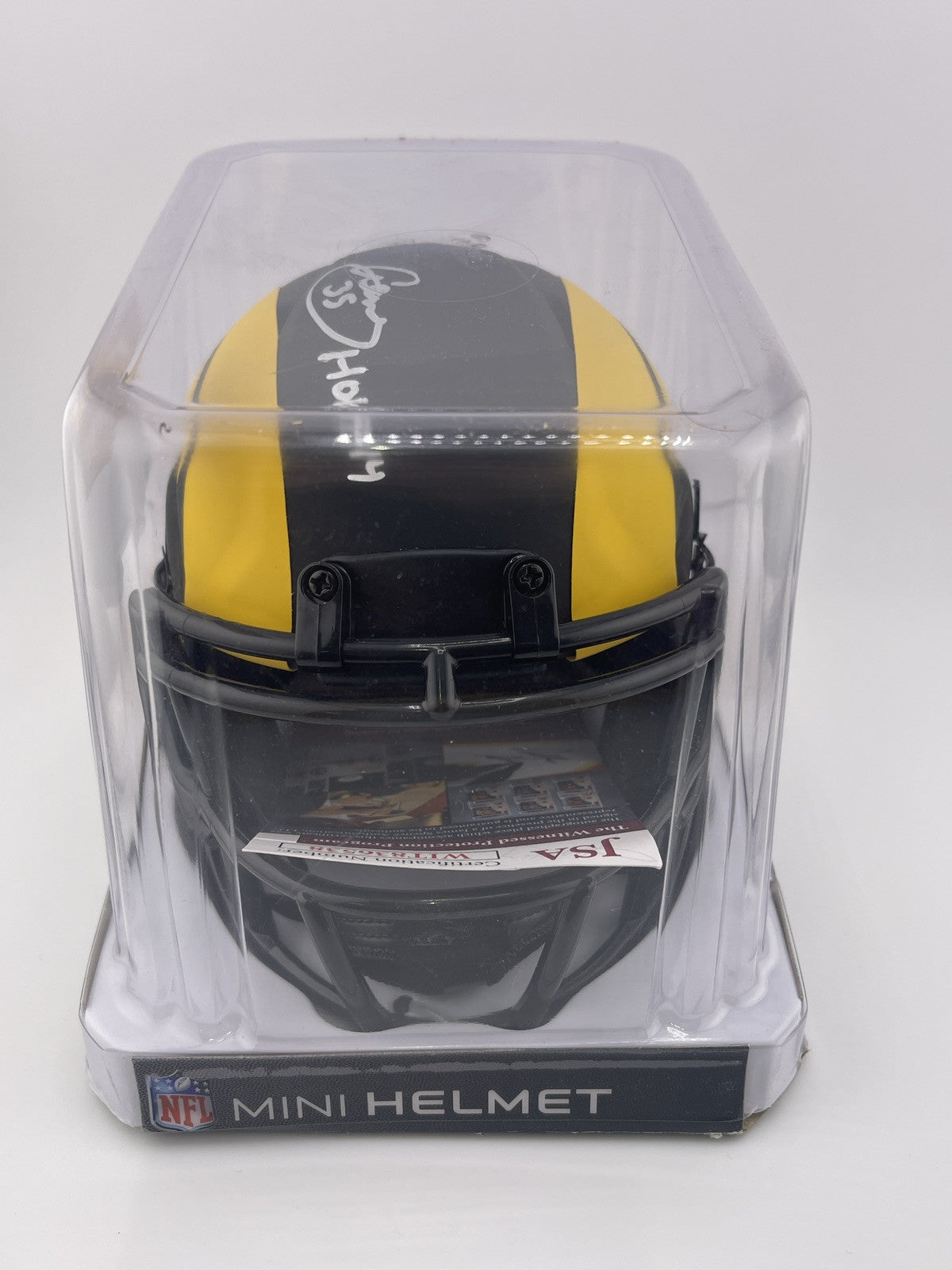 AENEAS WILLIAMS AUTOGRAPHED FOOTBALL ECLIPSE MINI HELMET JSA CERTIFIED Signature