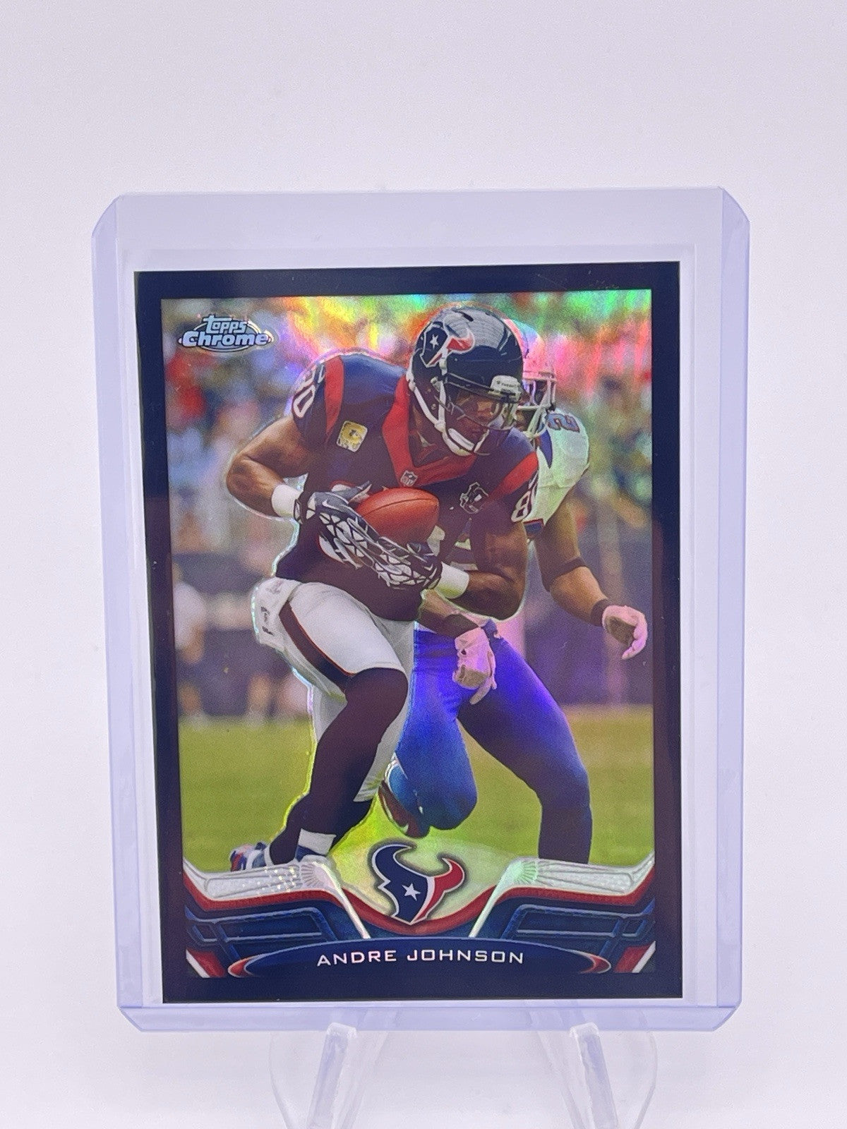 Andre Johnson 2013 Topps Chrome Black Refractor /299 Texans HOF