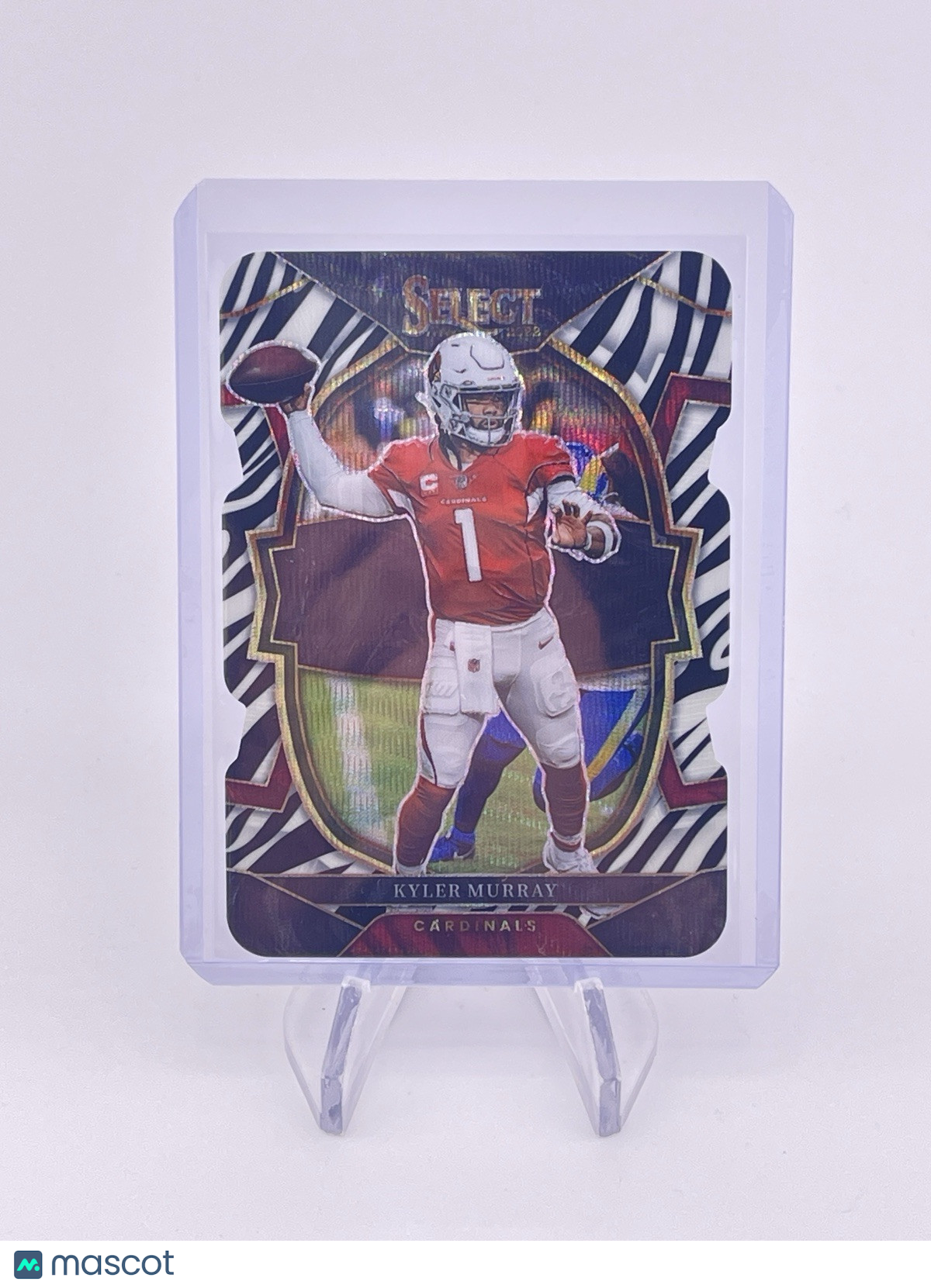 Kyler murray 2022 Concourse Zebra Die Cut Prizm SSP Cardinals Panini