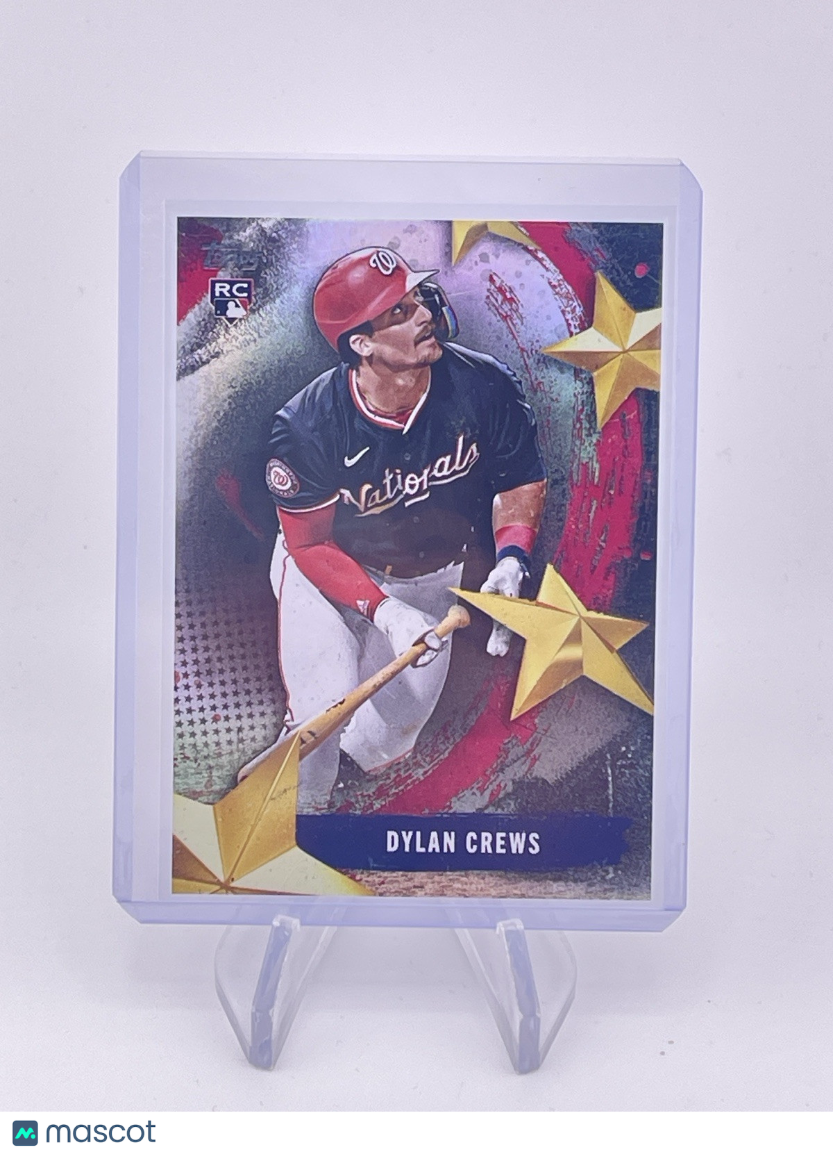 Dylan Crews 2025 Topps Gold Stars Foil /10 Rookie RC SSP Nationals