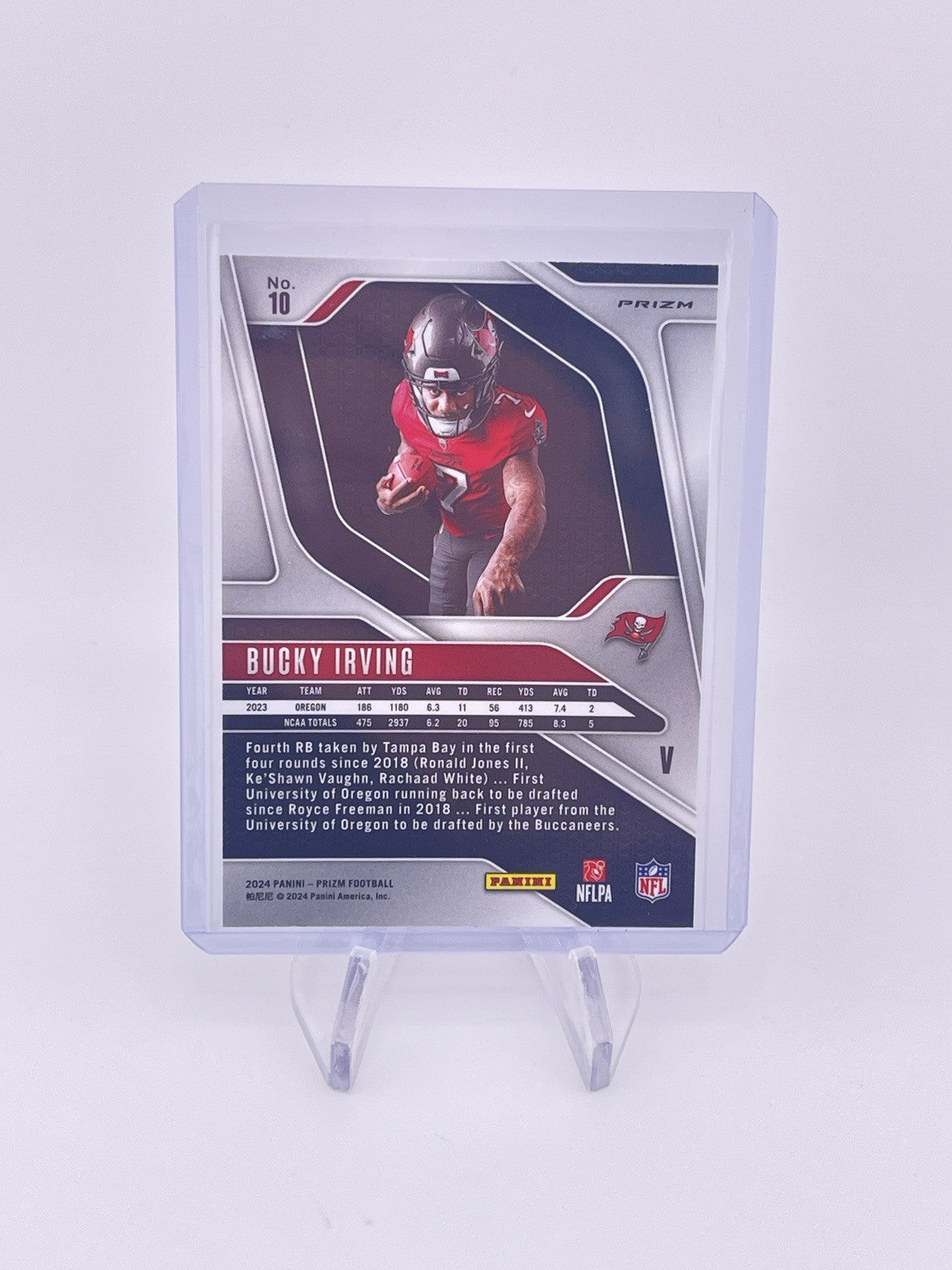 Bucky Irving 2024 Prizm Silver Variation Rookie RC Buccaneers