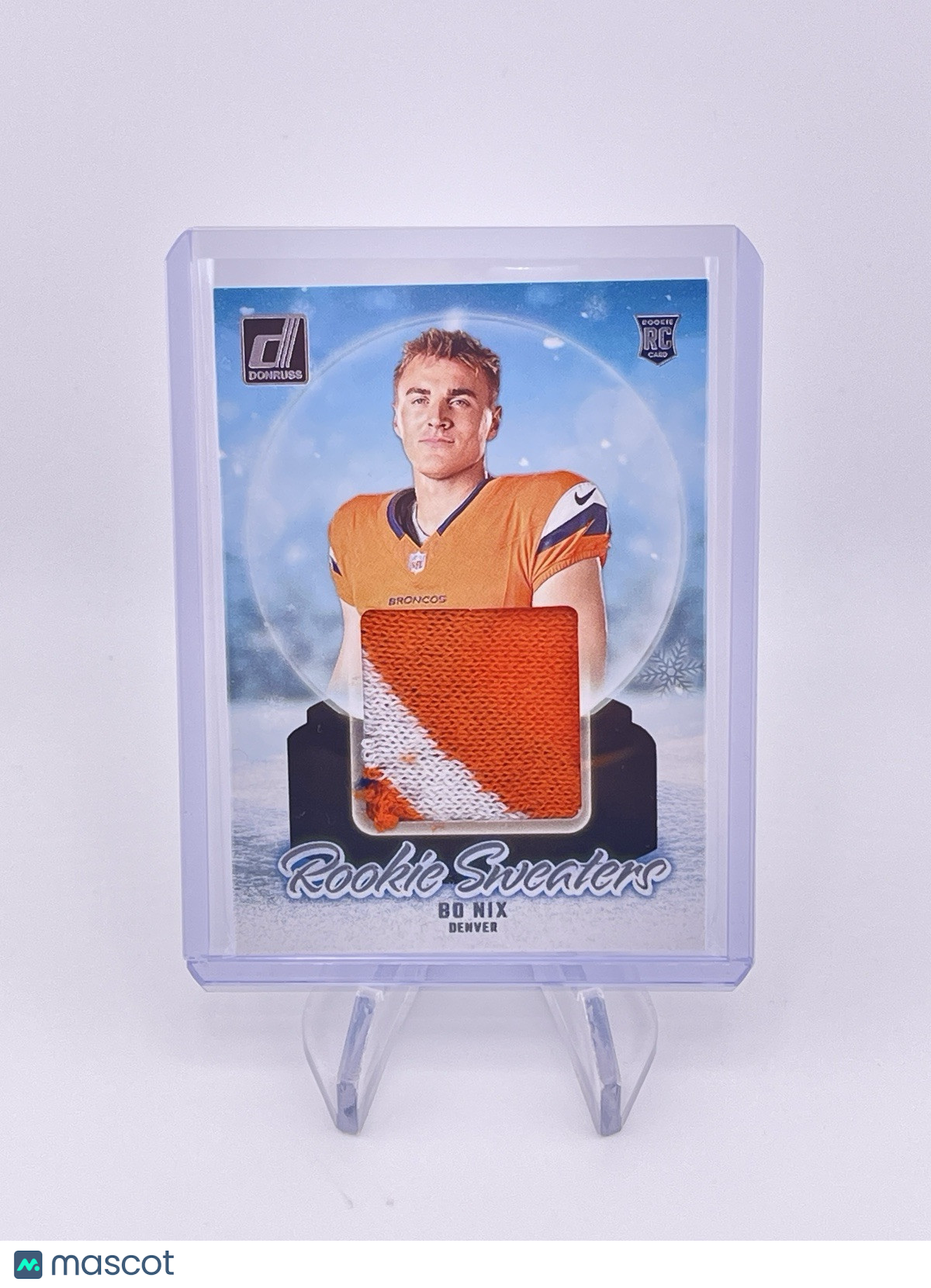 Bo Nix 2024 Donruss Patch Jersey Sweaters Broncos