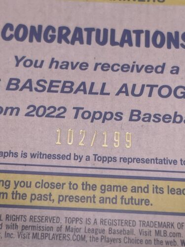 KYLE LEWIS 2022 Topps Series 1 1987 AUTO Black Parallel /199 #87BA-KLE