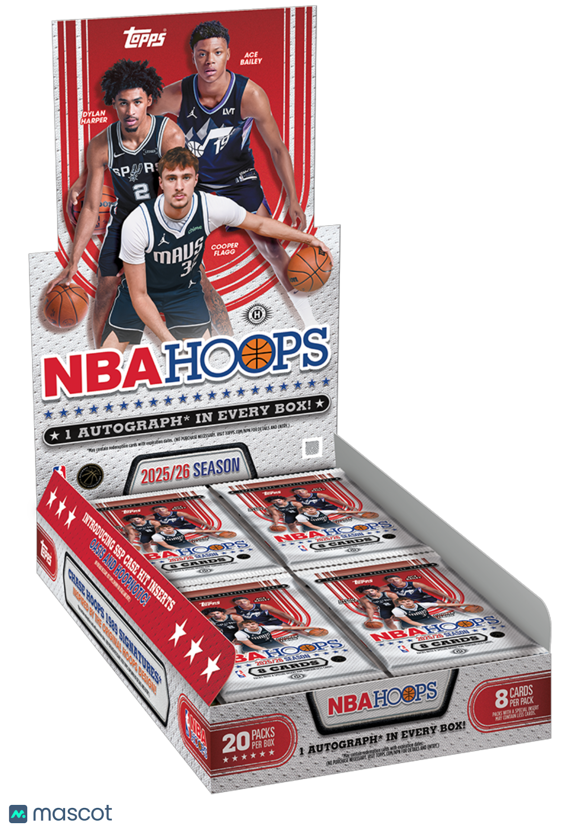 2025-26 Topps NBA Hoops Basketball Hobby Box
