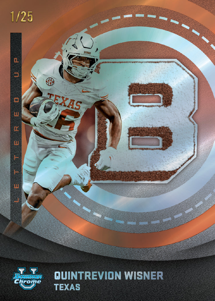 2025 Bowman Chrome University Football Blaster Box