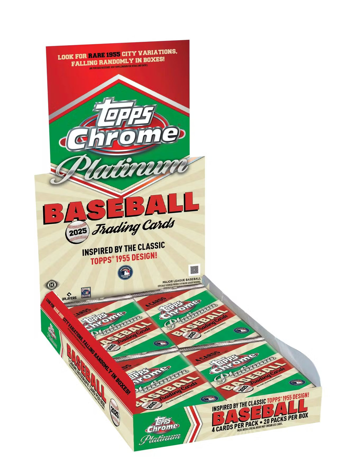 2025 Topps Chrome Platinum Baseball Hobby Box