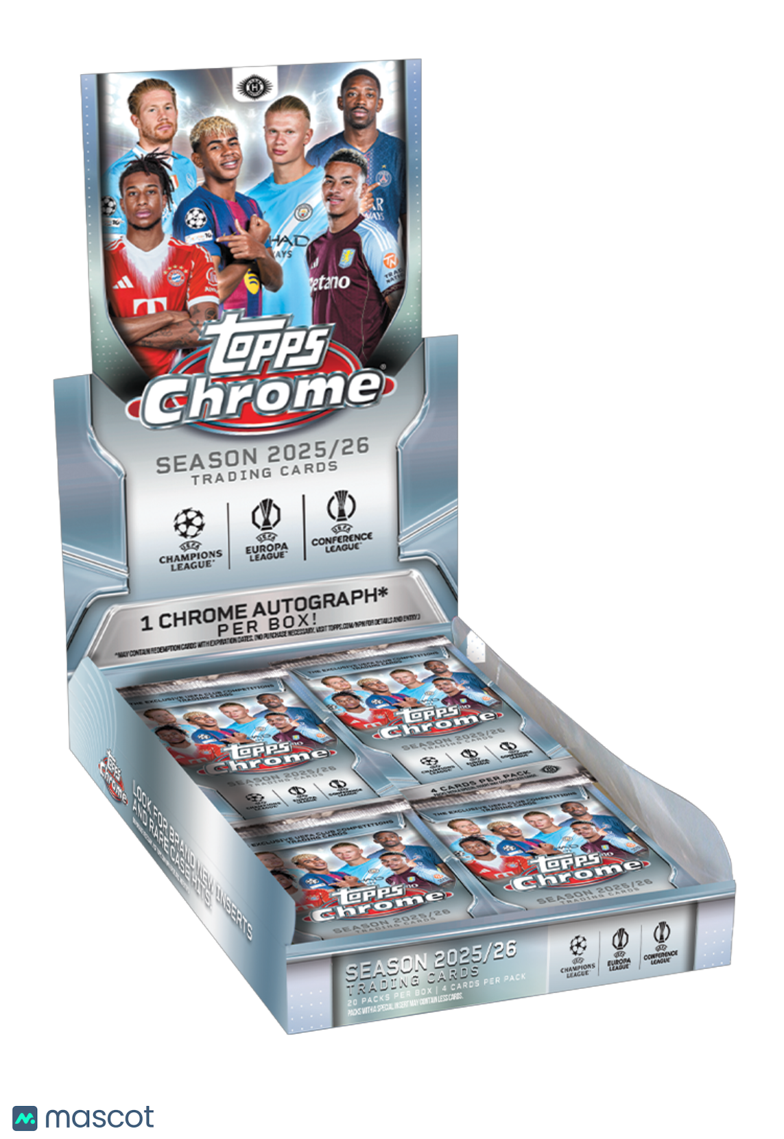 2025-2026 Topps Chrome UEFA Champions League Hobby Box