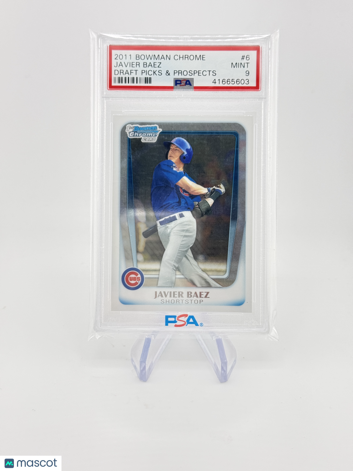 Javier Baez 2011 Bowman Chrome Draft PSA 9 Mint Cubs Tigers