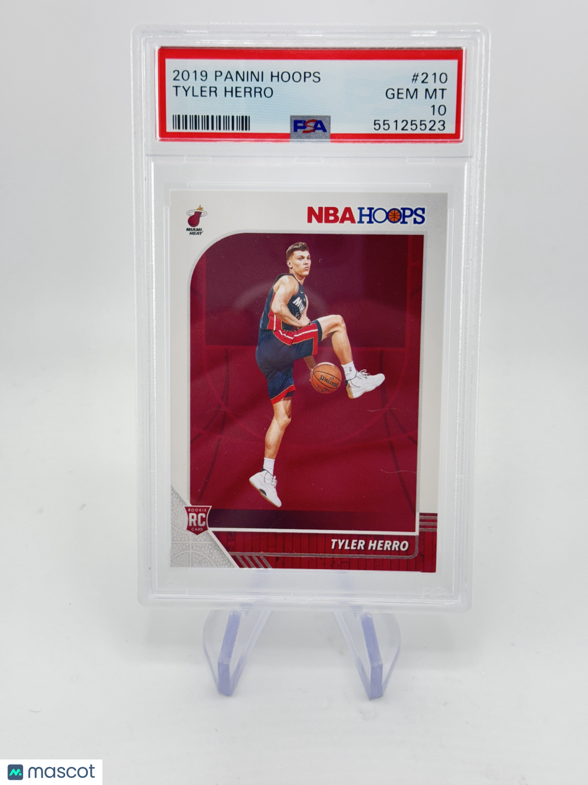 Tyler Herro 2019 Panini Hoops Rookie RC PSA 10 Gem Mint Heat