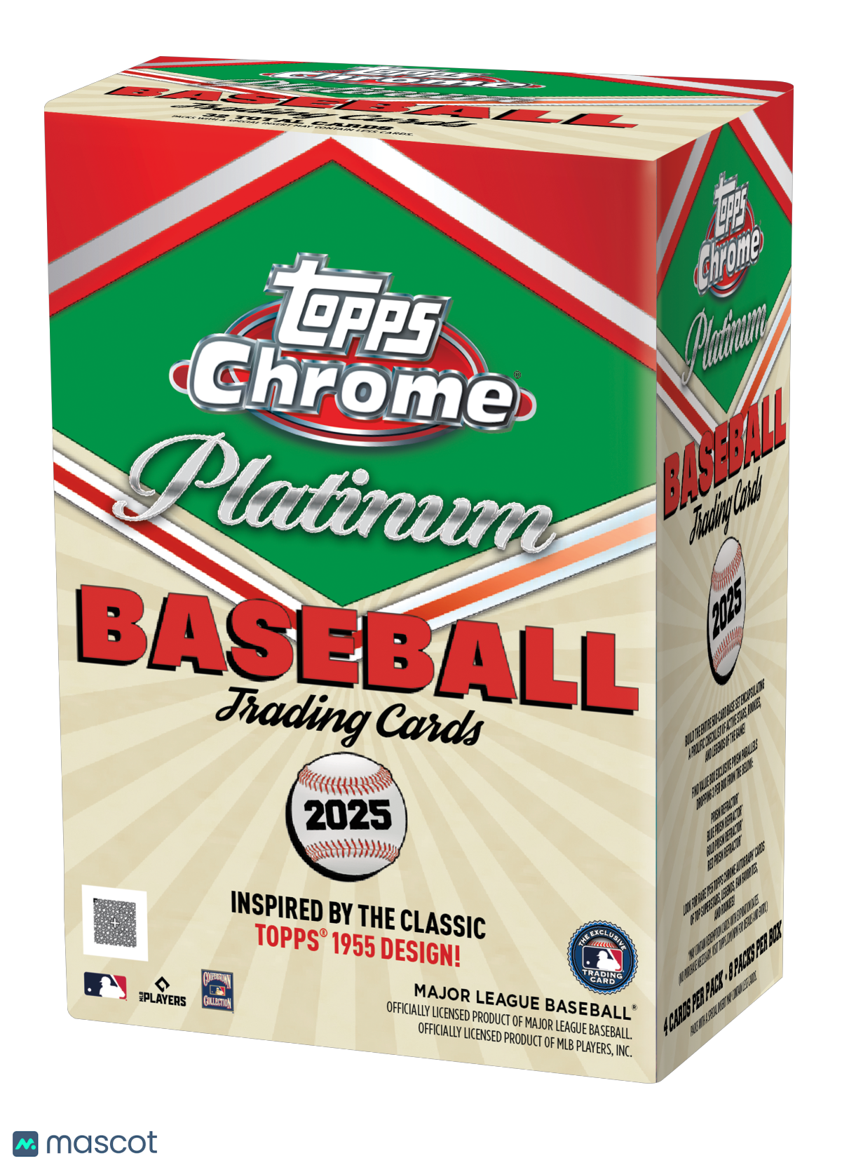 2025 Topps Chrome Platinum '55 Baseball Value Blaster Box
