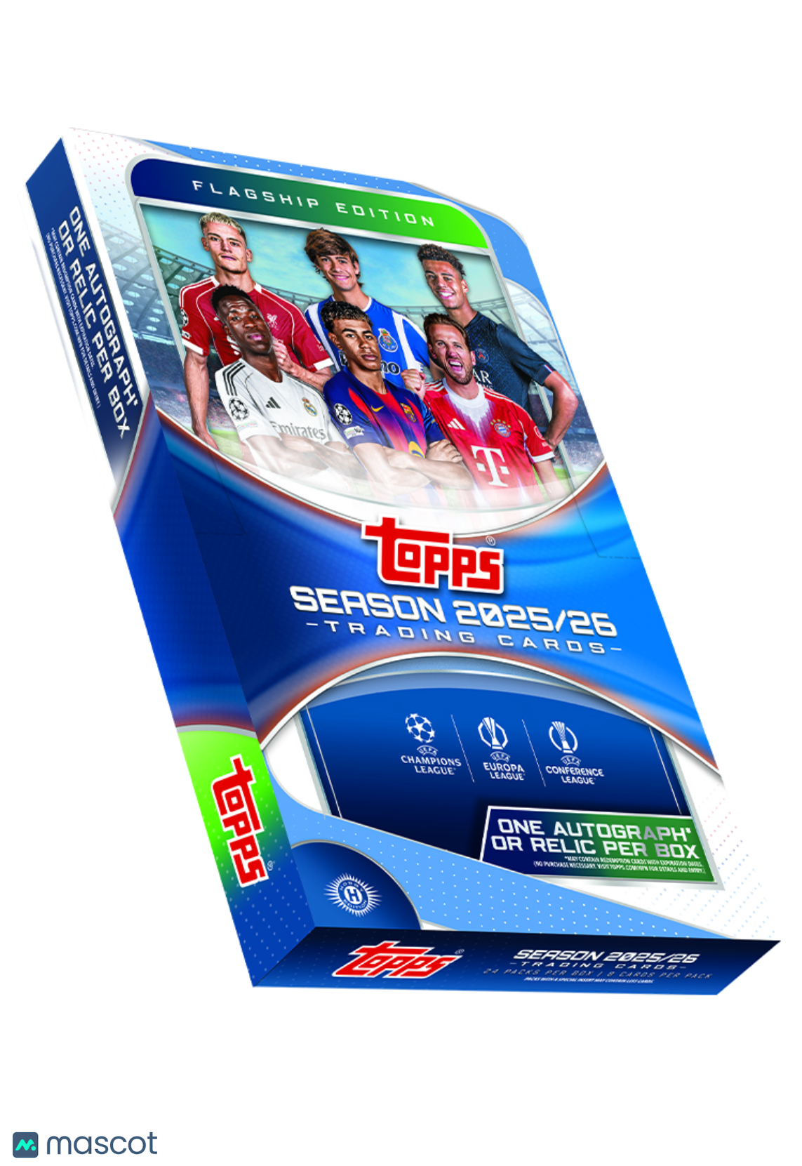 2025-26 Topps UEFA Club Competitions Soccer Hobby Box