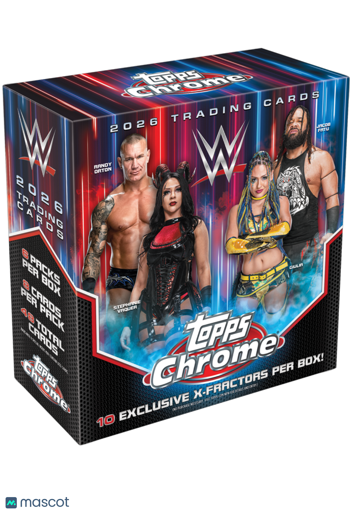 2026 Topps Chrome WWE Mega Box