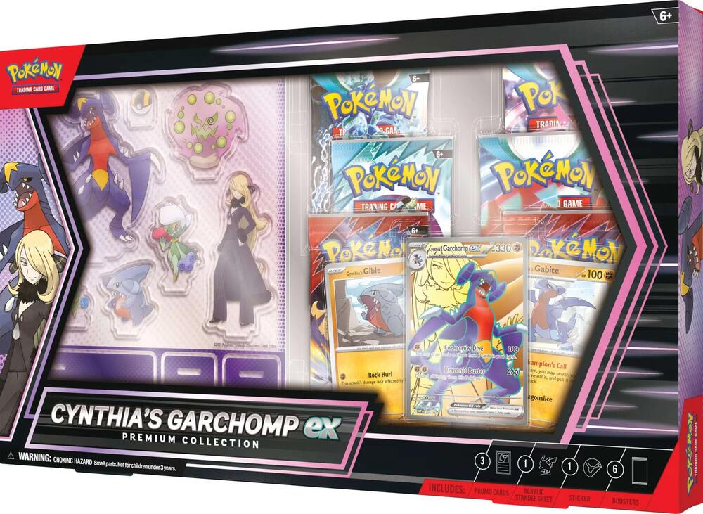 Pokémon TCG: Cynthia’s Garchomp ex Premium Collection Box