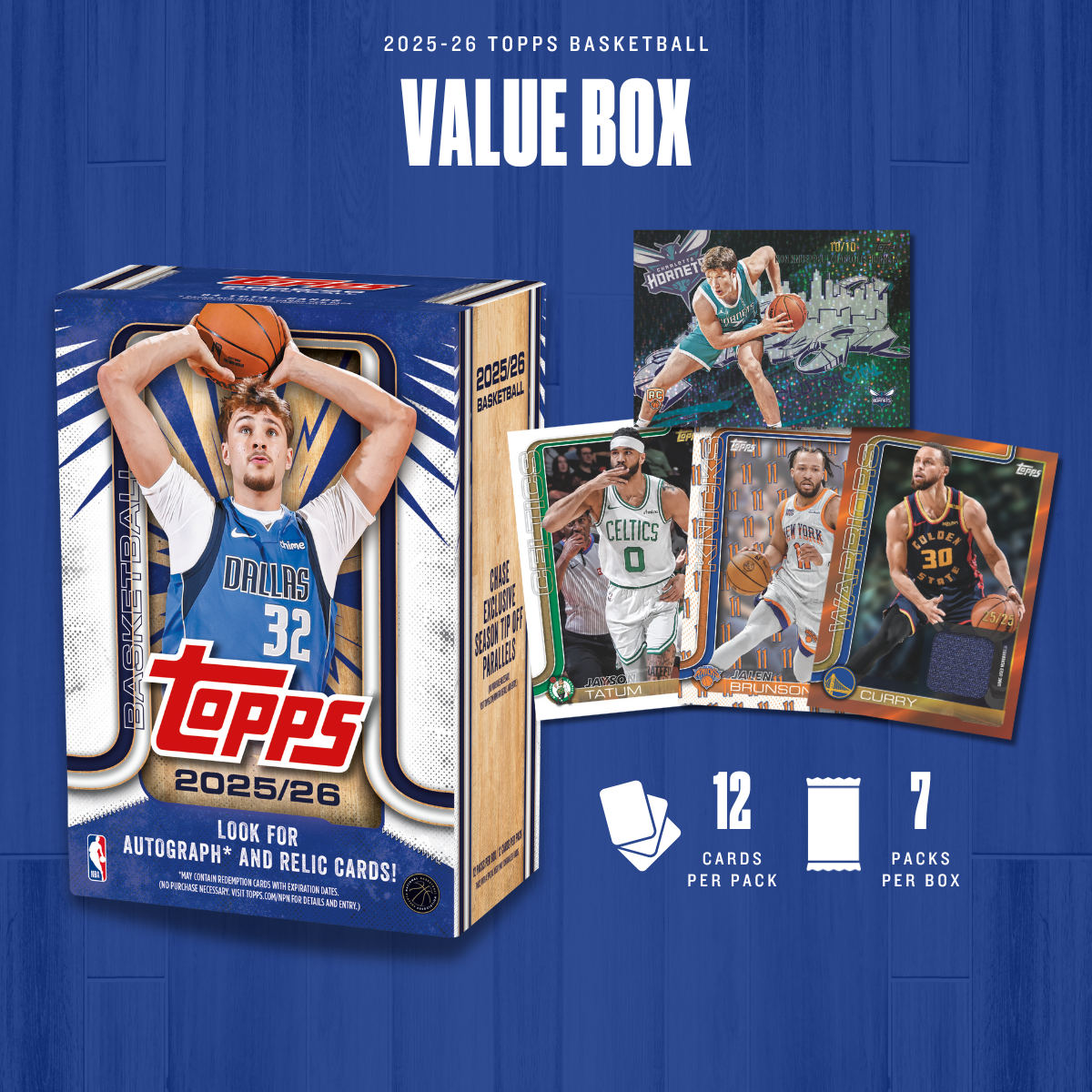 2025-26 Topps NBA Basketball Blaster Box