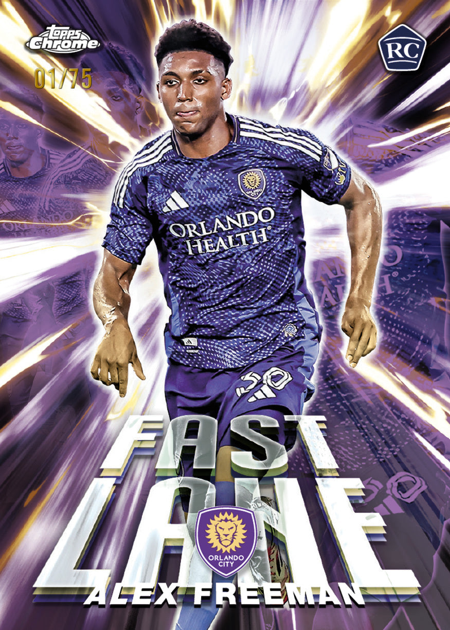 2025 Topps Chrome MLS Soccer Blaster Box