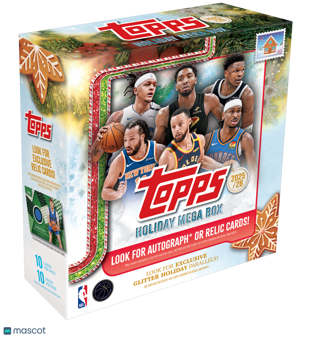2025-26 Topps Holiday Basketball Mega Box
