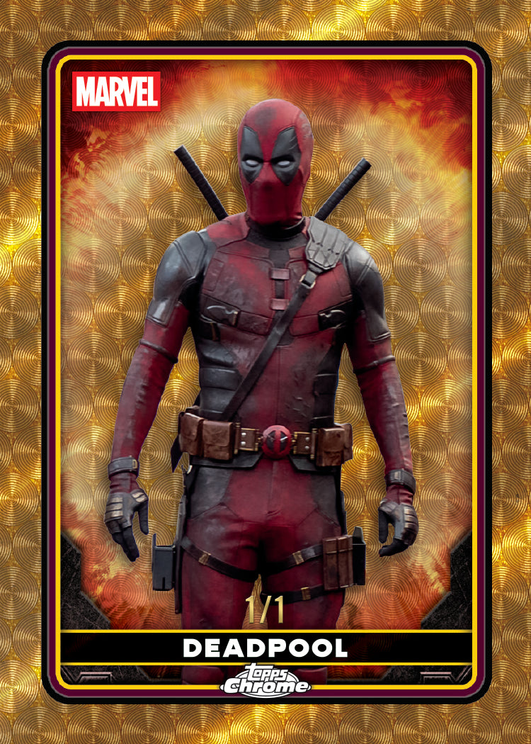 2025 Topps Chrome Deadpool Blaster Box