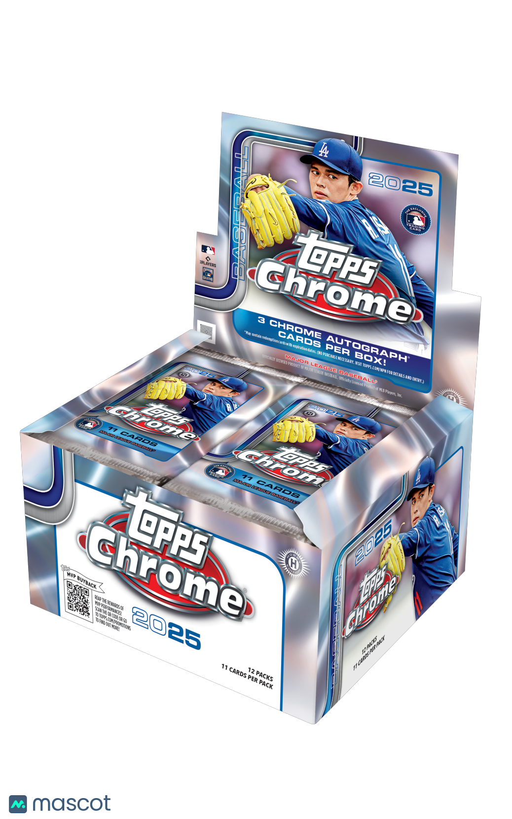 2025 Topps Chrome Baseball Hobby Jumbo Box