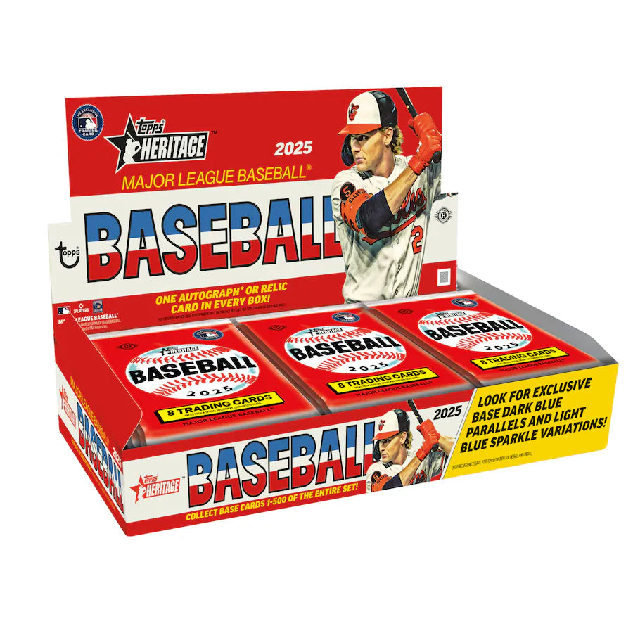 2025 Topps Heritage Baseball Hobby Box