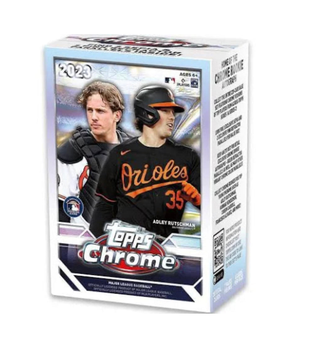 2023 TOPPS CHROME BASEBALL BLASTER BOX