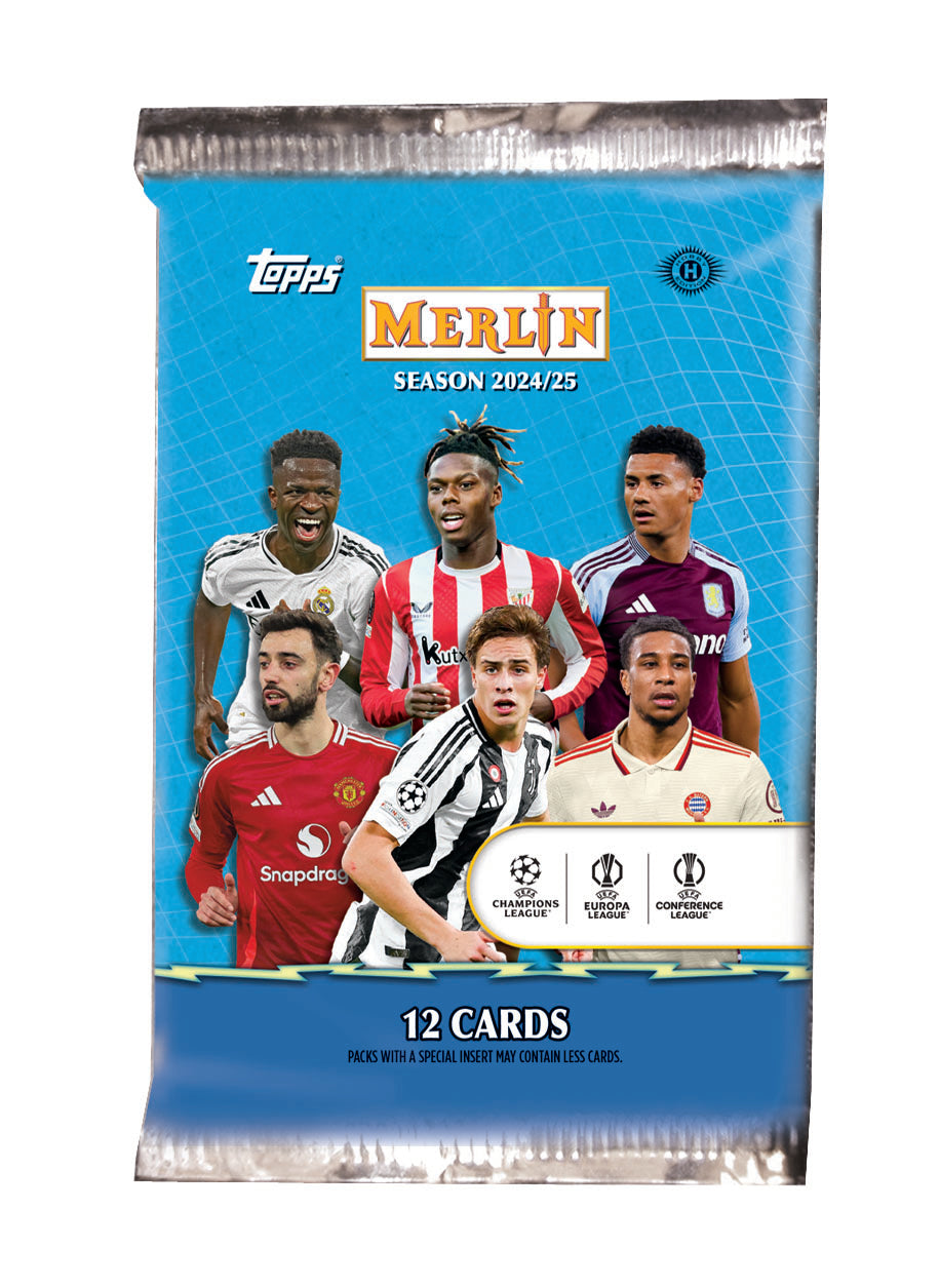 2024-25 Topps Merlin UEFA Club Competitions Hobby Box