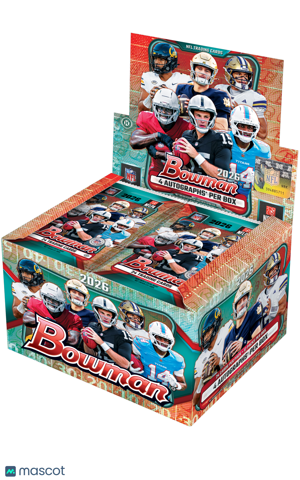 2026 Bowman Football Hobby Jumbo Box