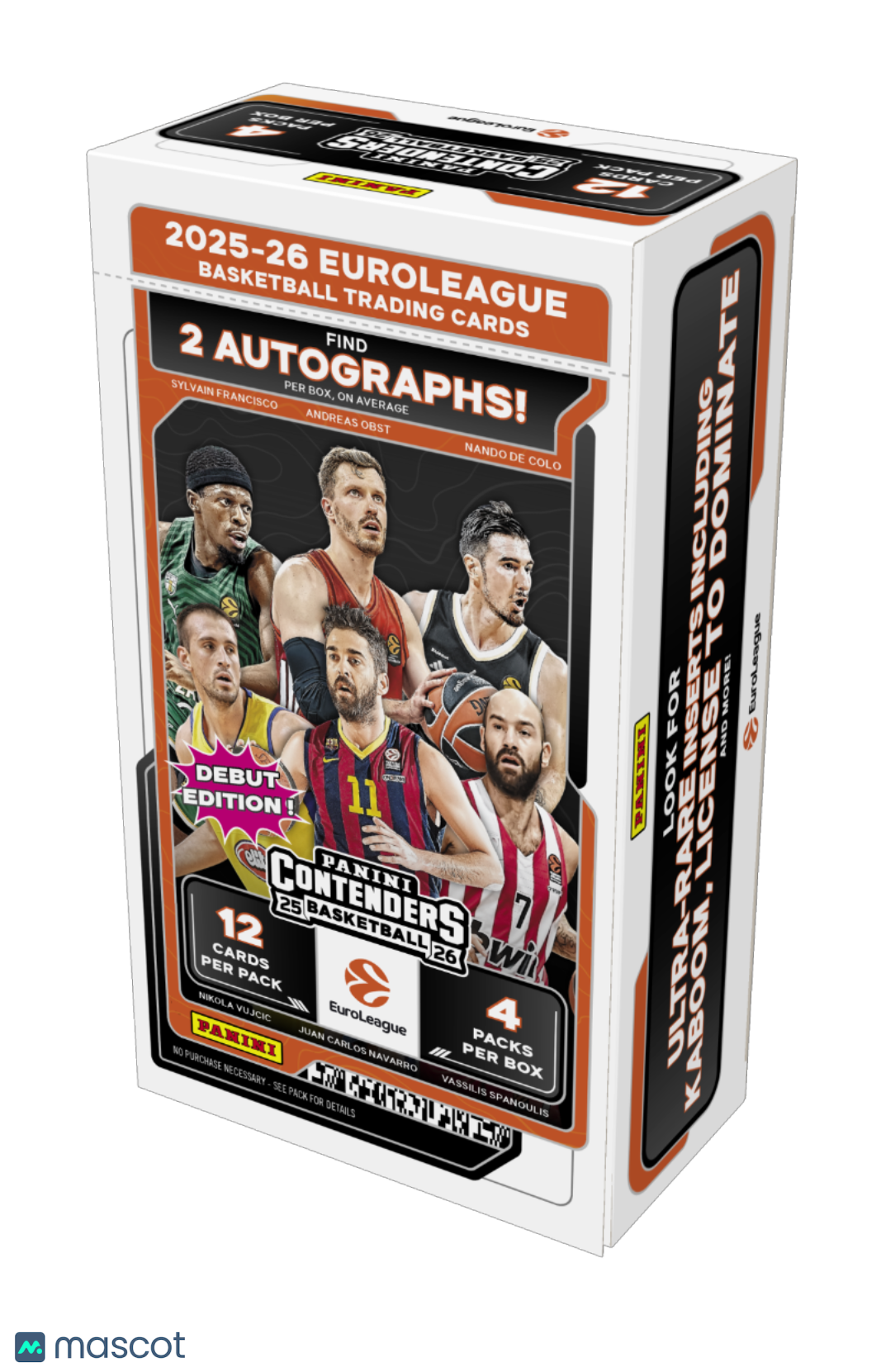 2025-26 Panini Contenders EuroLeague Hobby Box