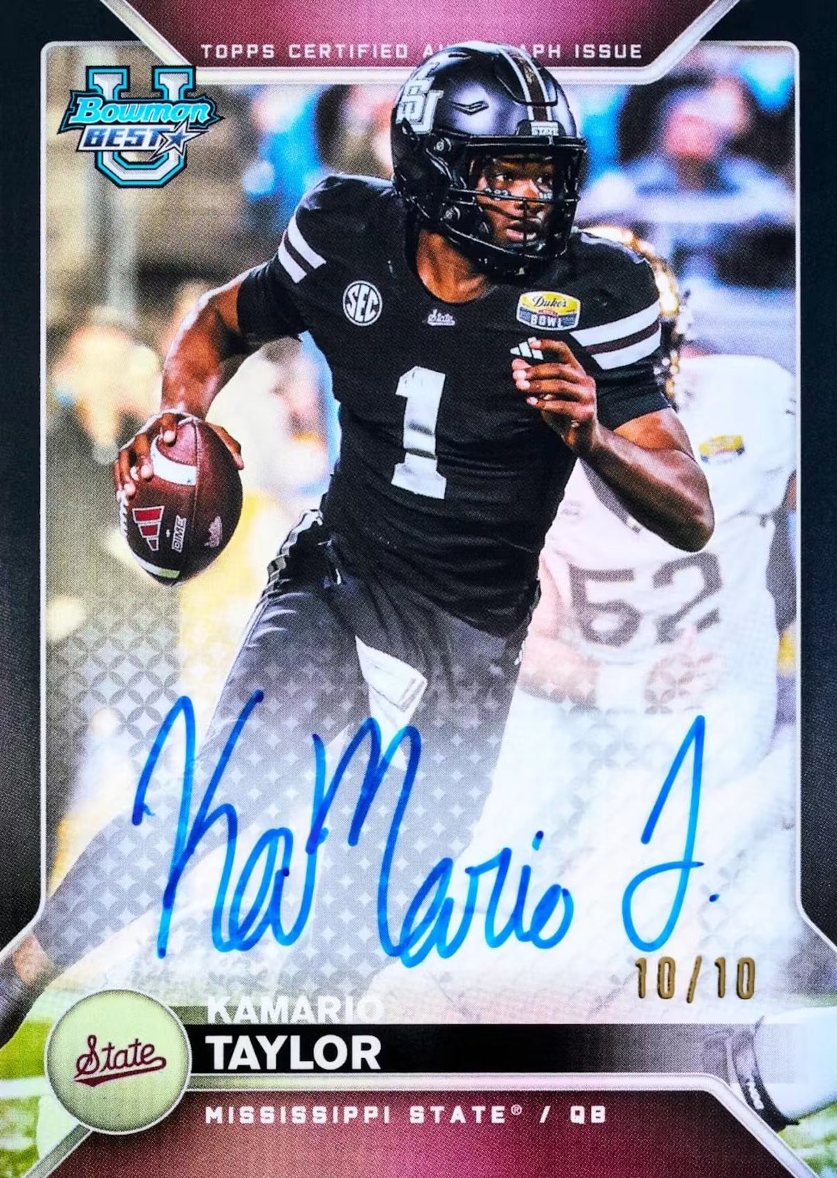 2026 Bowman University Best Football Hobby Box