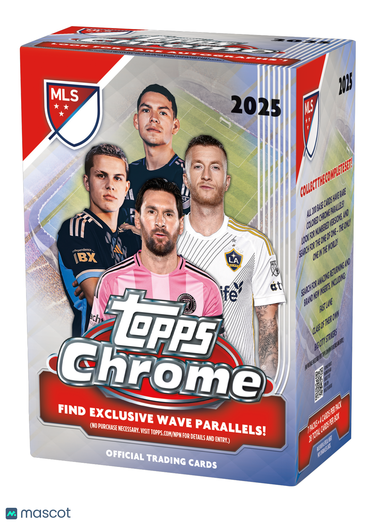2025 Topps Chrome MLS Soccer Blaster Box