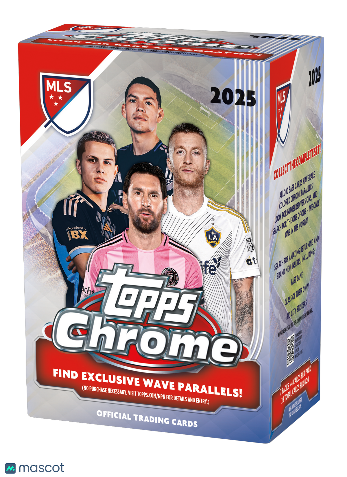 2025 Topps Chrome MLS Soccer Blaster Box