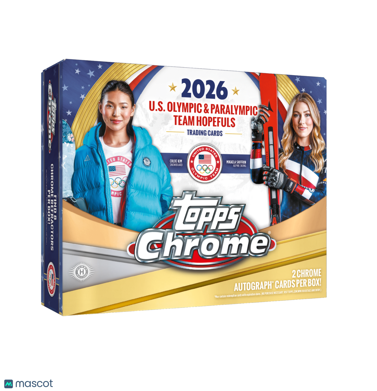 2026 Topps Chrome US Olympic & Paralympic Hopefuls Hobby Box