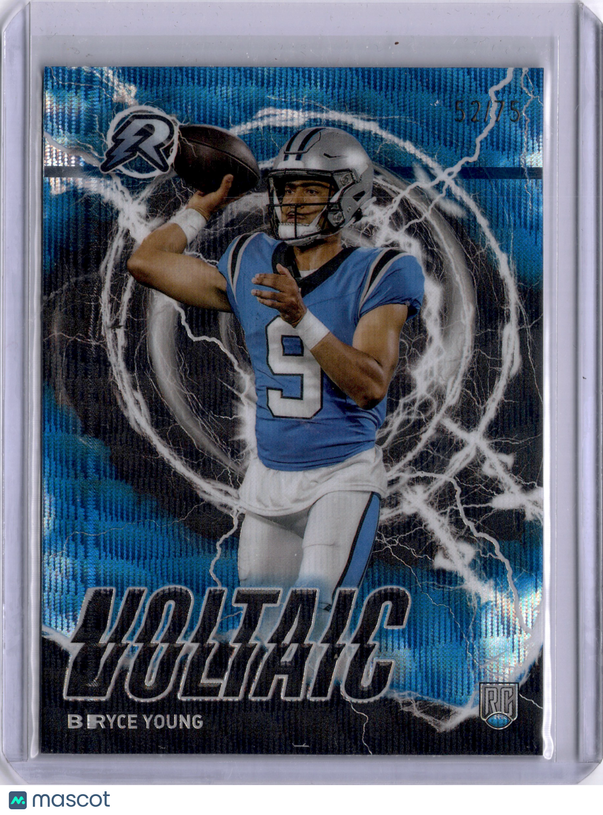Bryce Young 2024 Topps Composite Resurgence Rookies Voltaic RC /75 Rookie