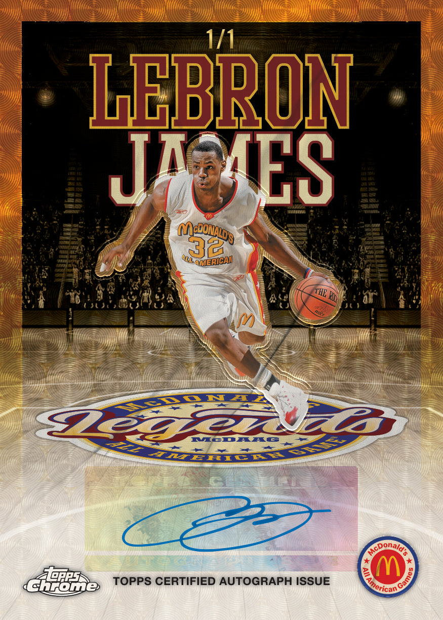 2025 Topps Chrome McDonald's All American Basketball Mega Box