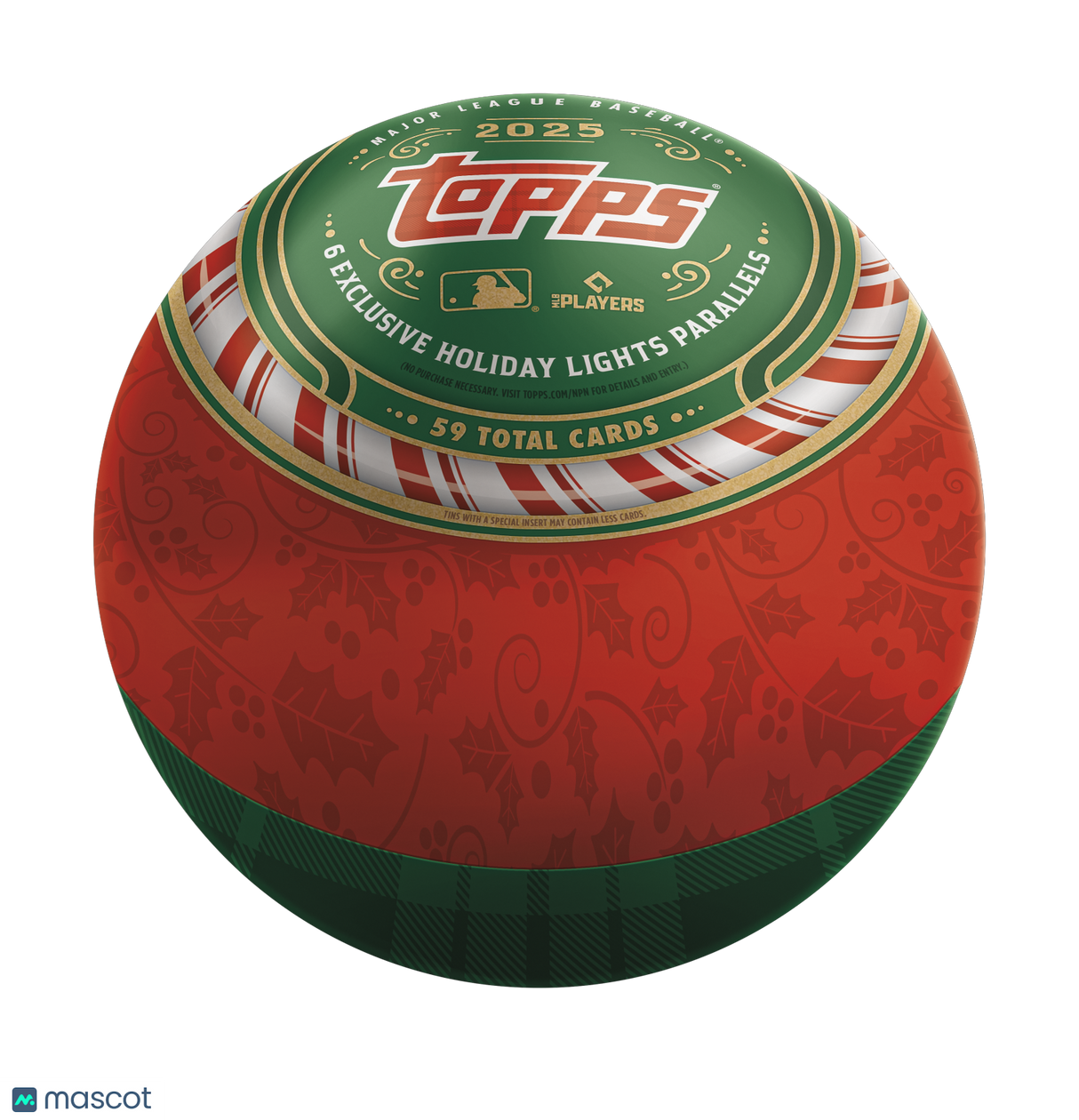 2025 Topps Holiday Baseball Tin