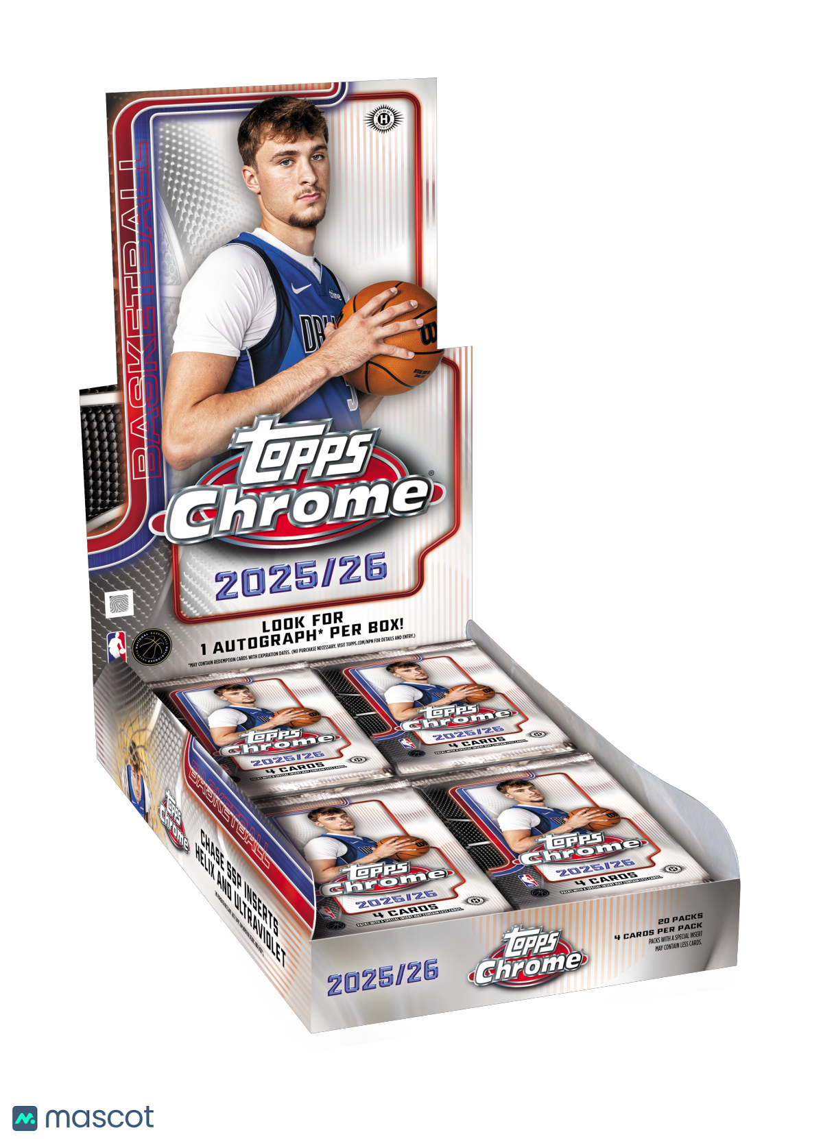 2025-26 Topps Chrome Basketball Hobby Box